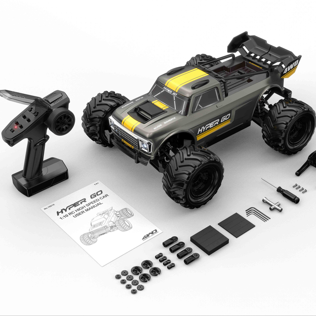 NEW MJX 10210 1:10 RC Car Hyper Go Brushless 3S 66km/h High Speed 4WD Off Road Climbing Monster Truck Model Racing Toys Gifts