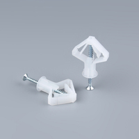 Ancrage de cloison sèche auto-perceuse de haute qualité 10mm élastique Poly-bascule système métrique