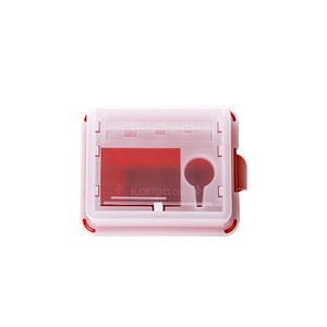Contenedor de objetos punzocortantes desechable Gongdong de PP de 1 cuarto de galón, rojo, para residuos médicos, con tapa abatible y compartimentada, con 510k - Product Image 5
