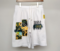 Pantalones Cortos Clásicos ALOCS Rasta de Algodón 100% para Hombre, Ideales para Verano y Running, con Estampado 'THAT'S AWFUL LOT of COUGH SYRUP'