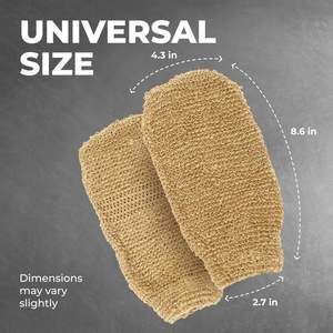 Gant de bain en jute exfoliant, durable, longue durée, efficace, 100% naturel, écologique, vente chaude - Product Image 2