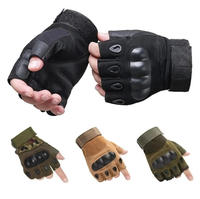 Gants tactiques professionnels pour moto, gants de sport mi-doigts pour hommes, pour paintball, moto, vélo, entraînement en salle de sport