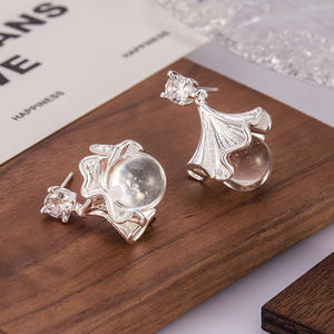 Boucles d'oreilles en perles d'eau douce véritables, boucles d'oreilles fantaisie fines, boucles d'oreilles à clip, non percées, boucles d'oreilles en perles cultivées - Product Image 1