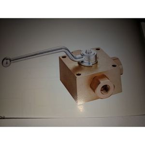 Vanne à trois voies haute pression Kunxin Kh334 12sr pour produits pétroliers, inversion de direction, 10-50 bars - Product Image 1