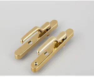 modern Hot Sell Zinc Alloy PVD Gold Door Handle of Timber Door