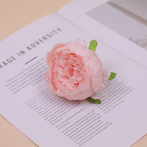 Fleur artificielle, tête de pivoine, fleur murale, fleur en soie, export en gros, boîte cadeau, décoration, ornement de gâteau, salle de mariage - Product Image 3