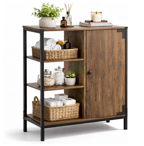 Armadio Industriale per <span class=keywords><strong>Bagno</strong></span> con Struttura in Acciaio e Scaffalature Multi-Livello - Product Image 1