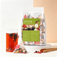LUMIFLORA Sachets de poudre de dattes rouges, baies de goji et maca, Thé aux neuf trésors au ginseng de qualité supérieure, 5g*30 unités, Durée de conservation de 18 mois