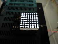 Matrice LED 8x8 0,7 pouce Panneau LED RVB Rouge Affichage matriciel à points 8x8
