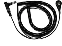Kabel Grounding dan Kabel Listrik Gulungan Hitam 20 Kaki dengan Bahan PU untuk Alas dan Matras Grounding