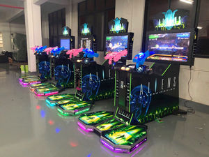 Prix d'usine : Jeu d'arcade de tir sur le thème des extraterrestres, borne de 42 pouces avec pistolet optique, à monnayeur, pour parcs d'attractions - Product Image 3
