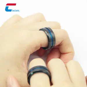 Cincin Nfc Anti Karat/Keramik Nirsentuh Rfid Smart Ring Nfc