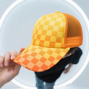 Conception personnalisée maille transfert de chaleur/sublimation/impression numérique casquette de sport de baseball à la mode chapeaux de camionneur - Product Image 4