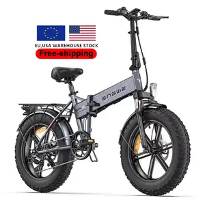 Engnós EP-2 pro eu/us frete grátis, 48v13a bicicleta elétrica 7 velocidades 20*4.0 polegadas pneu gordo 750w mountain bike para adultos