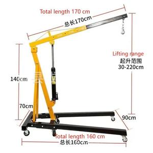מנוף מנוע כבד מאושר CE בעל קיבולת של 2 טון/3 טון לתיקון רכב במוסך - Product Image 3