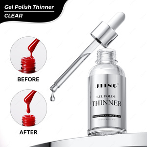 JTING احترافي قطرة واحدة لزجاجة واحدة طلاء جل شفاف اللون أرق 30 جرام طلاء أظافر جل مزيج الغراء OEM لوازم الأظافر للصالونات - Product Image 1