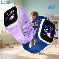 LAGENIO L29E 4G Jam Tangan Pintar Anak dengan Kartu SIM Kamera Panggilan Video Penentuan Posisi LBS+GPS+WIFI SOS IP68 Jam Tangan Pintar untuk Anak-anak