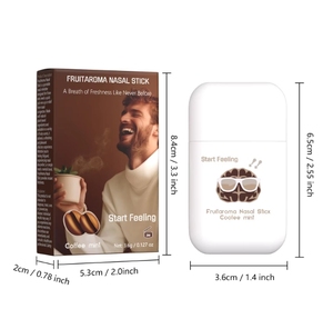 Inhalateur portable : Élimine la somnolence et procure une clarté mentale instantanée – Bâton nasal aux huiles essentielles à base de plantes pour soulager la fatigue - Product Image 1