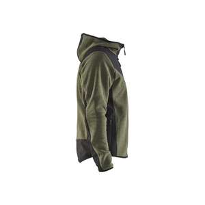 BLAKLADER - 594025364199XS Chaqueta de punto Softshell Otoño verde/Negro-EAN 7330509802335 CHAQUETAS DE TRABAJO - Product Image 4