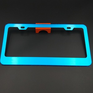 Personalizzare il telaio per targa Auto in acciaio inossidabile nero opaco USA porta-Tag Standard per Auto - Product Image 5