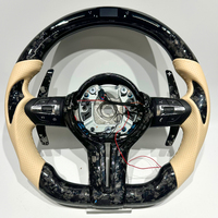 Volant sport en cuir et fibre de carbone avec écran LED pour M3/M4/M5 M6 X5-F10/F30/F32/F80/F82/F90/E90/E92/E60/E63/G20/G30