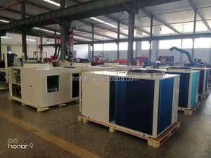 เครื่องปรับอากาศแบบแพ็คเกจสำหรับติดตั้งบนหลังคา ขนาด 10-30 ตัน สำหรับบ้านพักตากอากาศ อพาร์ตเมนต์ ผลิตในจีน ใช้สารทำความเย็น R-410A ระบบ HVAC ของบริษัท Engine Motor Co. - Product Image 3