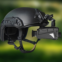 Lunette de chasse thermique portable avec vision nocturne infrarouge, écran AMOLED et enregistrement vidéo en temps réel pour équipement de plein air