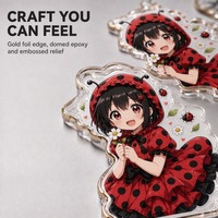 Porte-clés personnalisé en acrylique anime, chaîne serpent en acrylique transparent de 3 mm, découpe sur mesure, vente en gros, faible MOQ, délai de livraison rapide