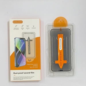 For iPhone 17 16 15 Pro Max Dust-Free Warehouse Tempered Glass Screen Protector Anti-Peeping Instant Application Magic HD Film - Product Image 5