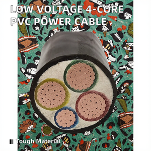 สายไฟฟ้าแรงดันต่ำแบบหุ้มฉนวนพีวีซีแข็งชนิดใหม่ สำหรับเดินสายใต้ดิน ขนาด 10 มม./16 มม. แบบ 4 แกน สายไฟฟ้าแบบยืดหยุ่น - Product Image 2