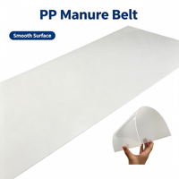 Bande de retrait de fumier en PP écologique, couleur personnalisée, imperméable, pour élevages de porcs, canards et poulets