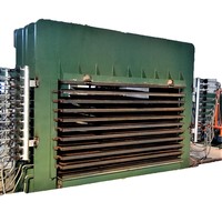 Machine de presse à chaud neuve et d'occasion à 10 ouvertures pour usine de contreplaqué