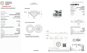 จัดส่งเร็ว 3-7 วัน เพชรทรงกลม CVD HPHT 0.5 กะรัต 1.0 กะรัต 1.5 กะรัต 2.0 กะรัต 3.0 กะรัต VVS VVS1 เพชรเพาะเลี้ยงในห้องปฏิบัติการ - Product Image 6