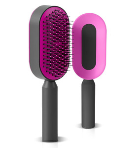 Cepillo de Pelo Autolimpiante para Mujer, Cepillo Mágico de Limpieza Rápida con un Solo Toque, Masajeador de Cuero Cabelludo con Airbag, Herramientas de Peinado - Product Image 1