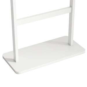 Wooden Coat Rack Freestanding, Entryway Garment Rack with Shoe <b>Shelf</b>&Side Hooks, Sturdy Clothes Hanger Stand for Bedroom Hallway - Product Image 6