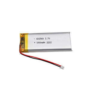 602560ลิเธียมโพลิเมอร์แบตเตอรี่ Lipo ลิเธียมไอออน<span class=keywords><strong>3</strong></span>.7V 1000mAh - Product Image 1