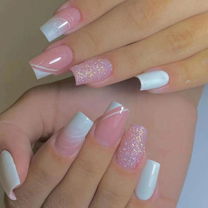 <span class=keywords><strong>Uñas</strong></span> acrílicas rosas suaves <span class=keywords><strong>y</strong></span> <span class=keywords><strong>elegantes</strong></span> nuevas hechas a medida de alta calidad, precio de fábrica al por mayor, <span class=keywords><strong>uñas</strong></span> artificiales <span class=keywords><strong>elegantes</strong></span> - Product Image 1
