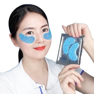 Masque en feuille pour les yeux à la marque privée GHK-Cu, au collagène, au thé vert, aux algues marines et à l'acide hyaluronique, <span class=keywords><strong>anti</strong></span>-poches, éclaircissant les <span class=keywords><strong>cernes</strong></span>, végétalien - Product Image 6