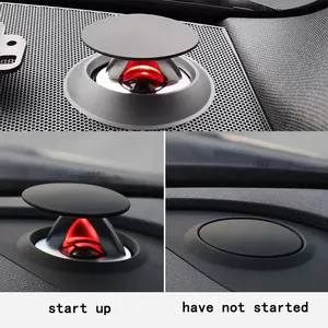 Haut-parleur Tweeter avec lumière d'ambiance pour Audi A6 C7 C8 A7 A4 A5 B8 B9 Q5 2017-2024, haut-parleur central de tableau de bord, lampe professionnelle - Product Image 4