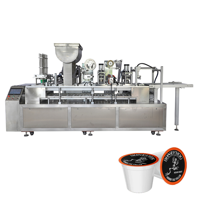 Automatic Horizontal  K Cup Sealing Vacuum Nespresso Pod Packing Milk Powder Cream Coffee Capsules Making Machine