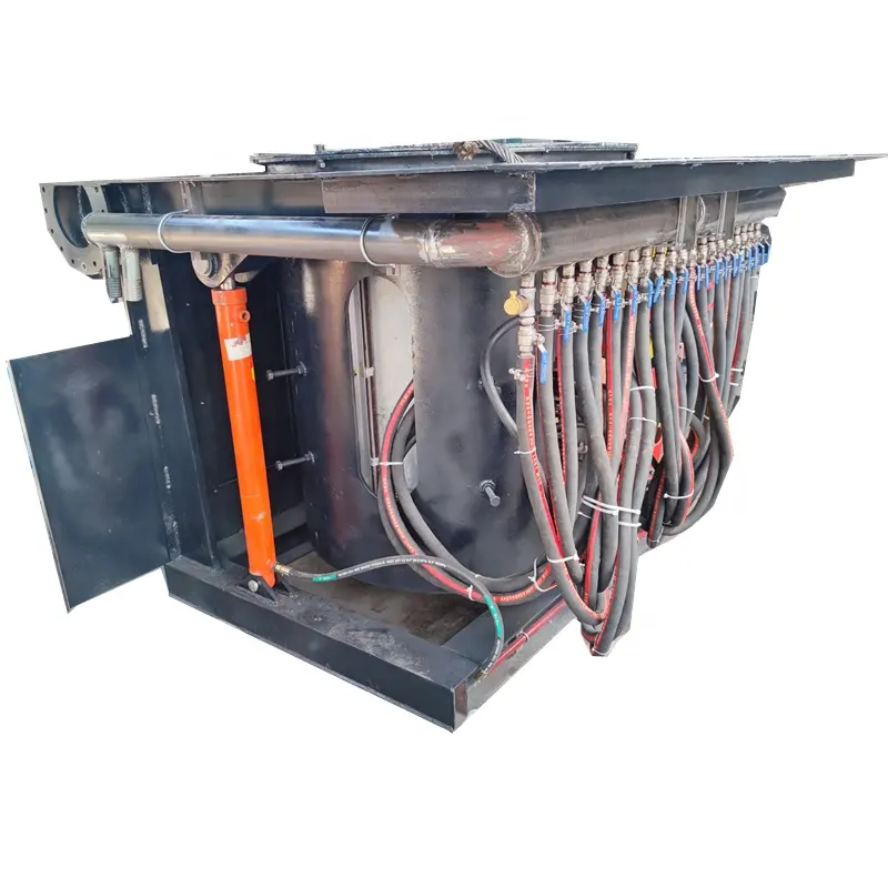 Three phase Double Frequency 80 and 1000HZ Mixed Hertz induction stirring melting Furnace