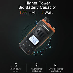 BAOFENG Walkie Talkie BF-UV11 portabel, radio dua arah 5W UV Dual Band jarak jauh komunikator nirkabel berburu Ham luar ruangan - Product Image 2