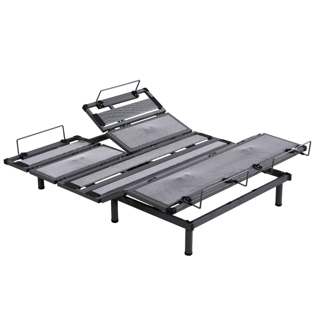 Factory Wholesale Smart Split King Electric Adjustable Bed Base Dual Motorized Bed Frame Foundation for Global Importers