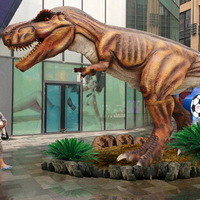 Grandes sculptures réalistes personnalisées de requin dinosaure en fibre de verre, modèle animatronique de l'usine de dinosaures Zigong, ventes directes d'usine d'usine d'usine