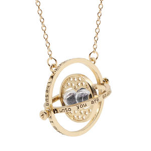 สร้อยคอรูปนาฬิกาทรายทำจากโลหะผสมตามแบบปรับเวลาหมุนได้อุปกรณ์เสริมภาพยนตร์อเมริกัน - Product Image 2