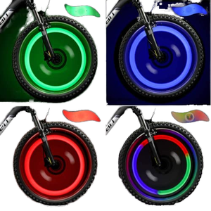 <span class=keywords><strong>Arabest</strong></span> Solarbetriebene 4er-Pack Wiederaufladbare LED-Fahrrad-Radlichter - Superhell 3 Blitzmodi IP63 Wasserdicht USB-Aufladung - Product Image 1