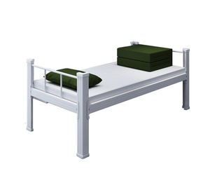 Meubles de maison dortoir lits doubles superposés <span class=keywords><strong>futon</strong></span> fer à repasser chambre acier <span class=keywords><strong>lit</strong></span> simple en métal pour l'école et l'hôpital lits de dortoir à vendre - Product Image 2