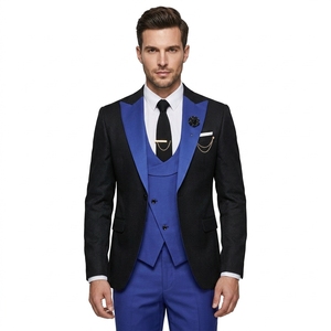 Traje <span class=keywords><strong>de</strong></span> Negocios Premium <span class=keywords><strong>de</strong></span> 3 Piezas <span class=keywords><strong>para</strong></span> Hombre, Corte Slim Fit, Solapa Puntiaguda, Traje <span class=keywords><strong>de</strong></span> Novio <span class=keywords><strong>para</strong></span> <span class=keywords><strong>Boda</strong></span> - Product Image 1