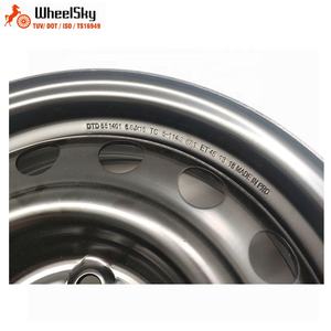 Roue en acier pour voiture de tourisme Wheelsky 565201 15 pouces 15x6.0 5x100 noire pour l'hiver et la neige, fabricant - Product Image 5