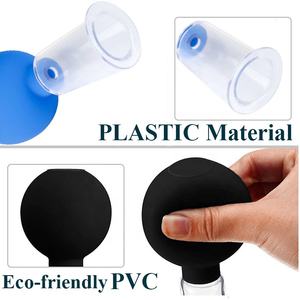 Alat Bekam Plastik Silikon Perawatan Kesehatan, Pijat Vakum Penyedot Badan Cangkir Bekam Wajah Terapi Pemijat - Product Image 4